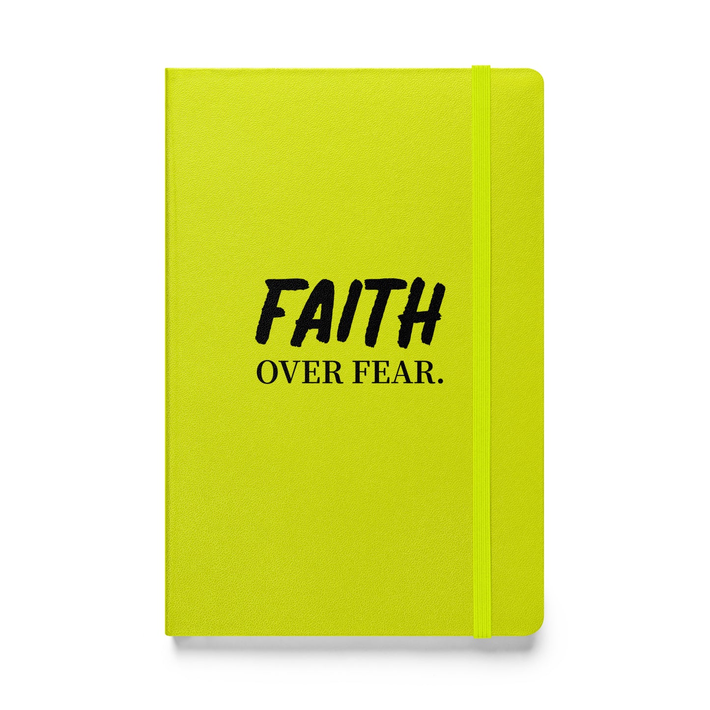 Faith over Fear Hardcover Notebook - Quall Co