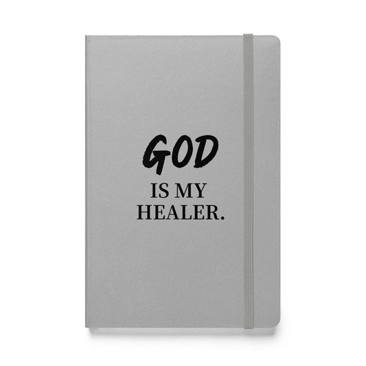 God Is My Healer Hardcover Notebook - Quall Co