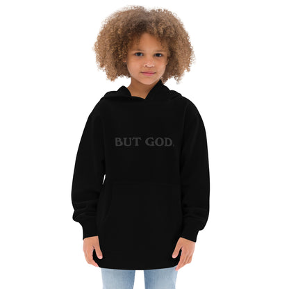 "But God" Kids Fleece Hoodie – Cozy Comfort with a Purpose - Quall Co