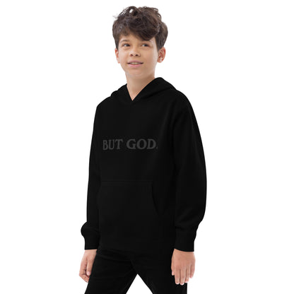 "But God" Kids Fleece Hoodie – Cozy Comfort with a Purpose - Quall Co