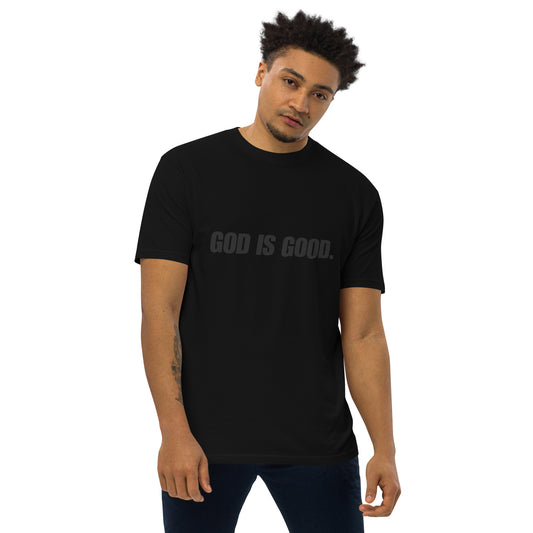 "God is Good" Men's Premium Heavyweight Tee - Quall Co