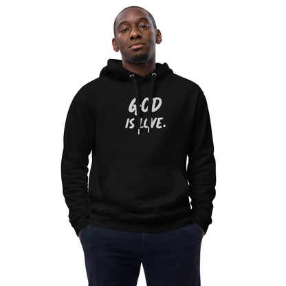 God is Love Premium Eco Hoodie - Sustainable Comfort with a Divine Message - Quall Co