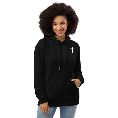 "Walking with Jesus" Premium Eco Hoodie - Sustainable Comfort in Faith - Quall Co