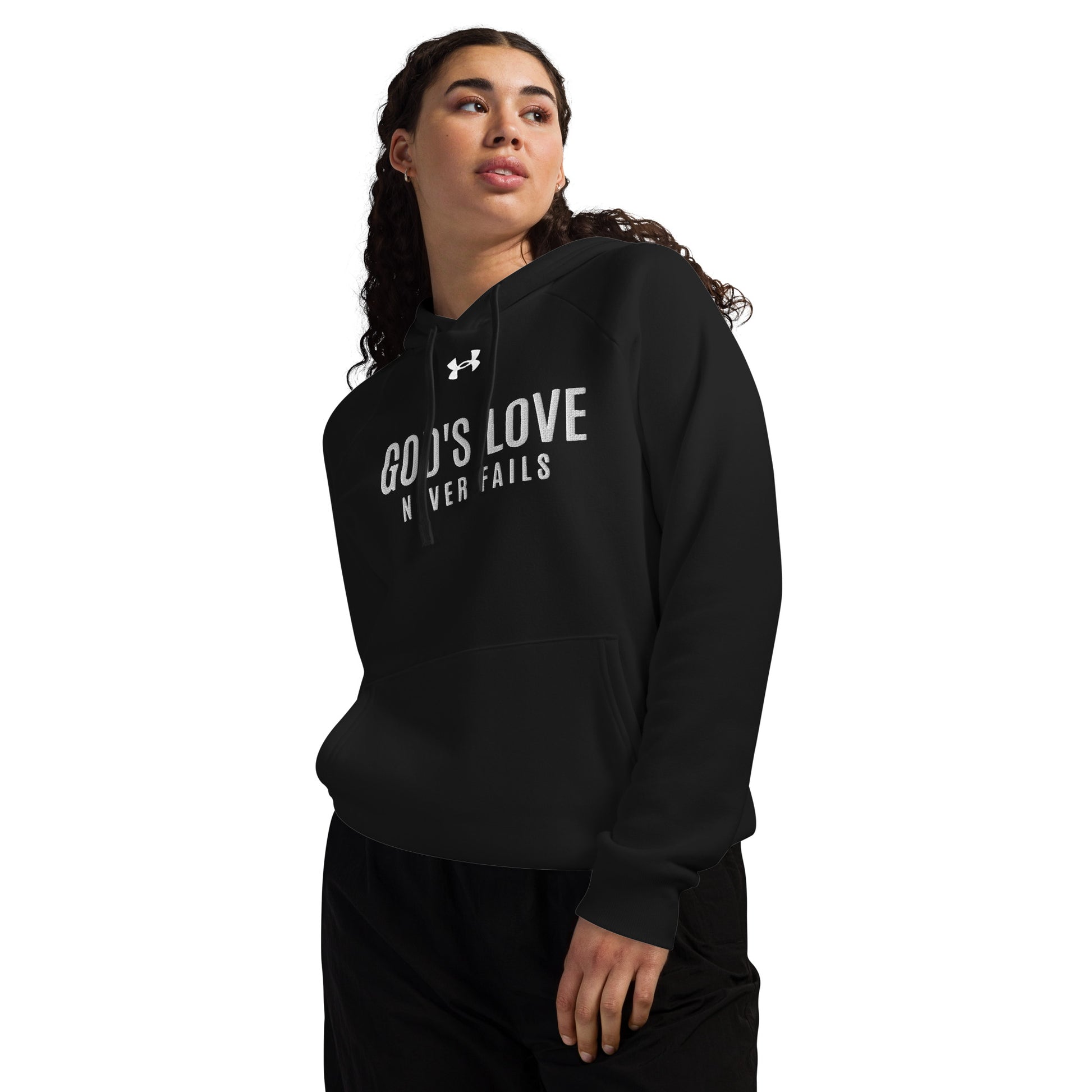 Under Armour® Ultra-Soft "God's Love" Fleece Hoodie - Comfort and Warmth Redefined - Quall Co