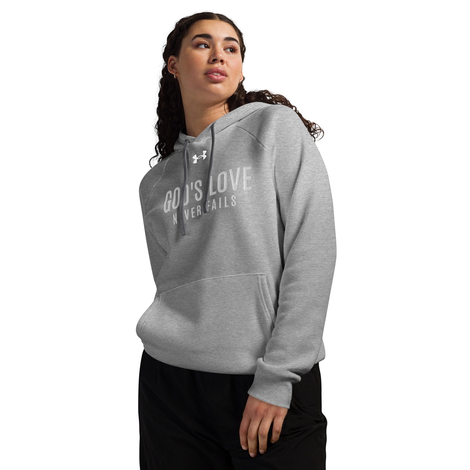 Under Armour® Ultra-Soft "God's Love" Fleece Hoodie - Comfort and Warmth Redefined - Quall Co