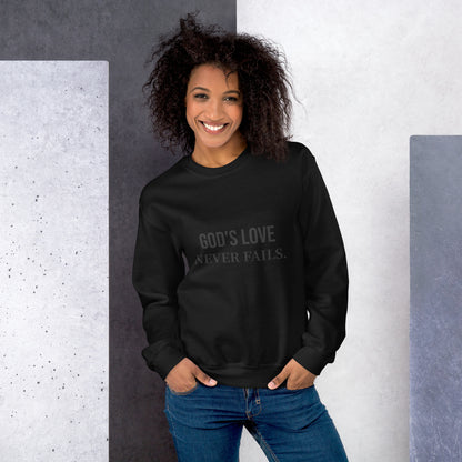 "God's Love" Unisex Sweatshirt - Embrace Divine Warmth - Quall Co