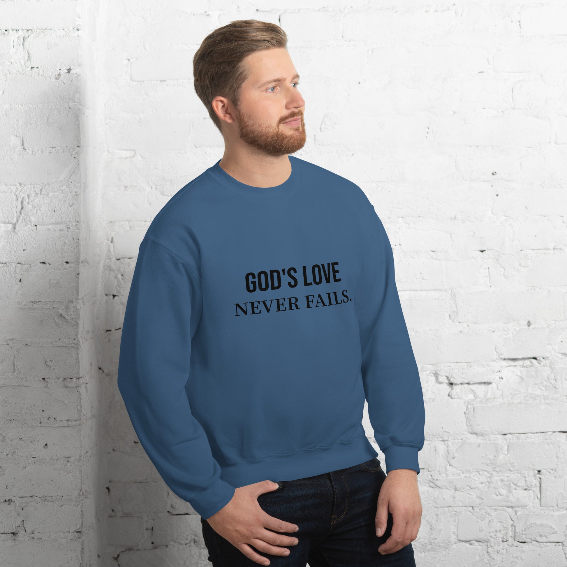 "God's Love" Unisex Sweatshirt - Embrace Divine Warmth - Quall Co