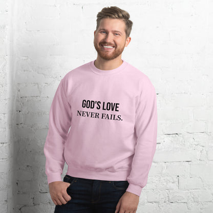 "God's Love" Unisex Sweatshirt - Embrace Divine Warmth - Quall Co