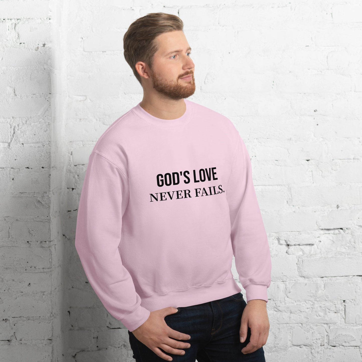 "God's Love" Unisex Sweatshirt - Embrace Divine Warmth - Quall Co