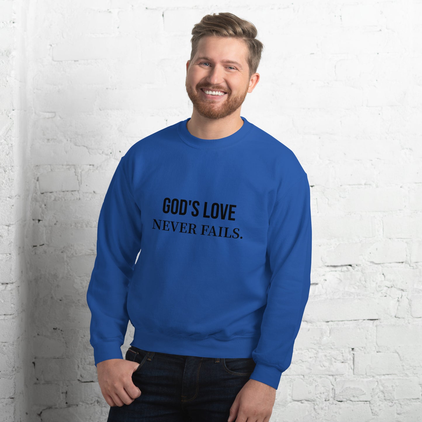 "God's Love" Unisex Sweatshirt - Embrace Divine Warmth - Quall Co