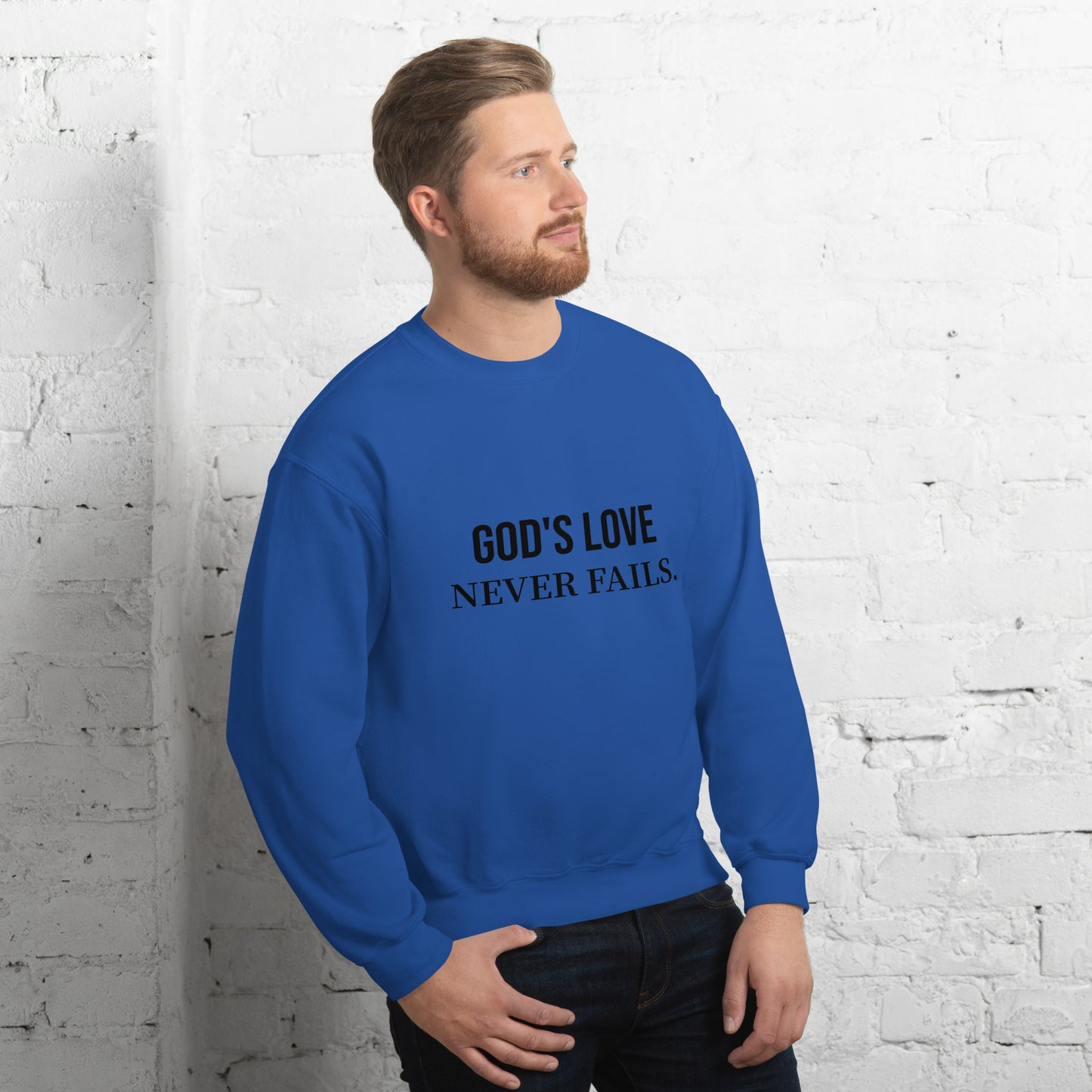 "God's Love" Unisex Sweatshirt - Embrace Divine Warmth - Quall Co