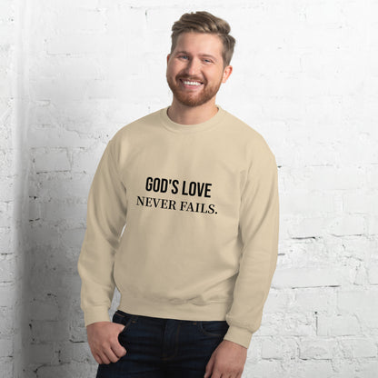 "God's Love" Unisex Sweatshirt - Embrace Divine Warmth - Quall Co