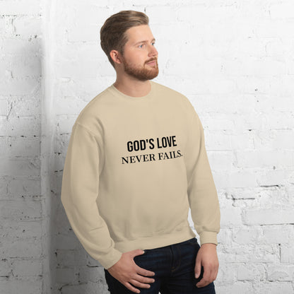 "God's Love" Unisex Sweatshirt - Embrace Divine Warmth - Quall Co