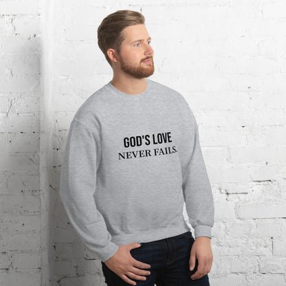 "God's Love" Unisex Sweatshirt - Embrace Divine Warmth - Quall Co