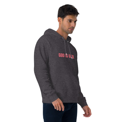 "God is Good" Pink Print Unisex Hoodie - Quall Co