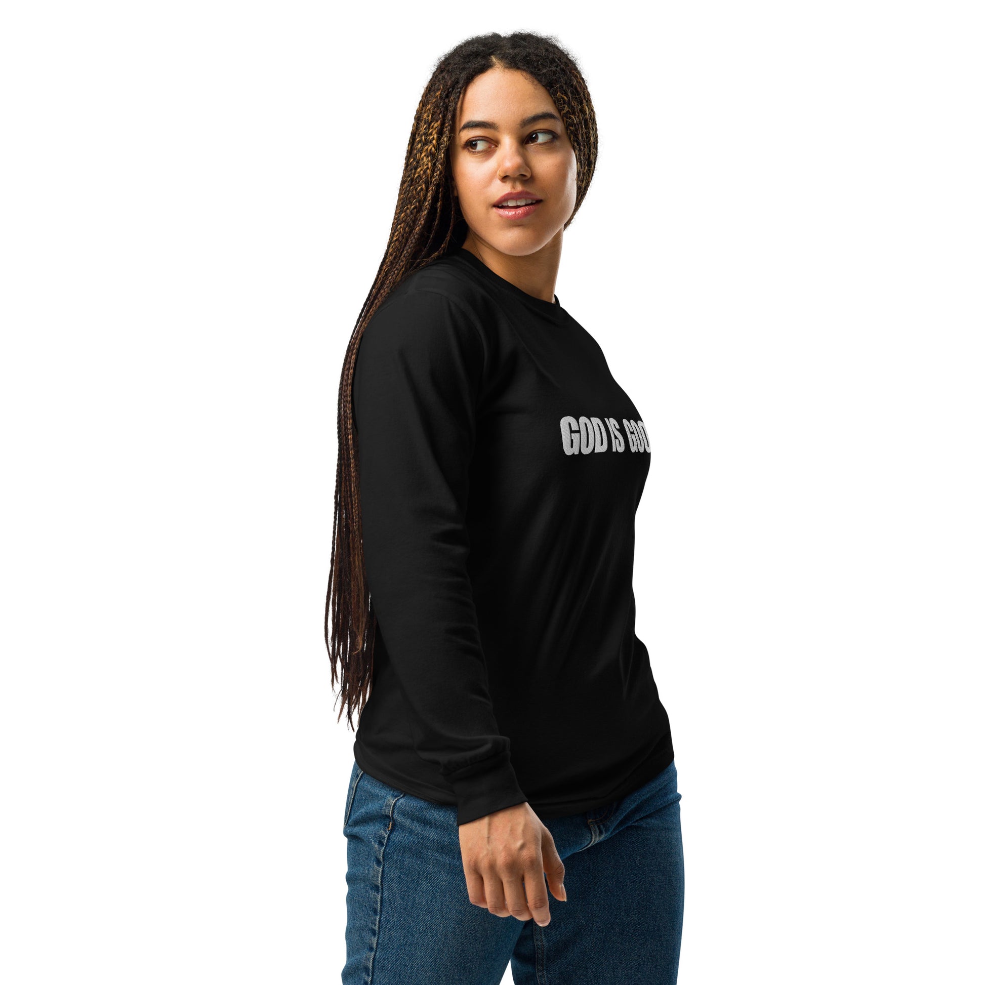 God is Good Heavyweight Long-Sleeve Shirt - Quall Co