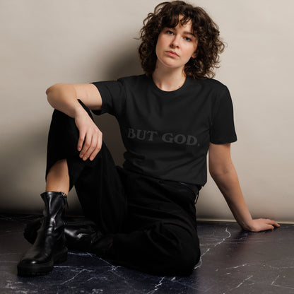 "But God" Premium Unisex T-Shirt – Timeless Comfort with a Message - Quall Co