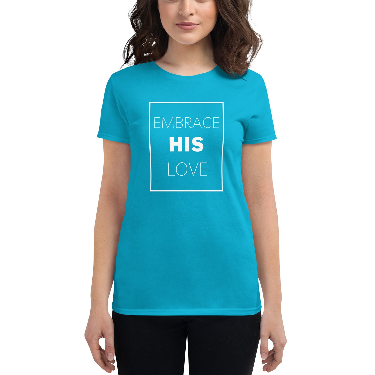 'Embrace His Love' Women's Short Sleeve T-Shirt - Quall Co