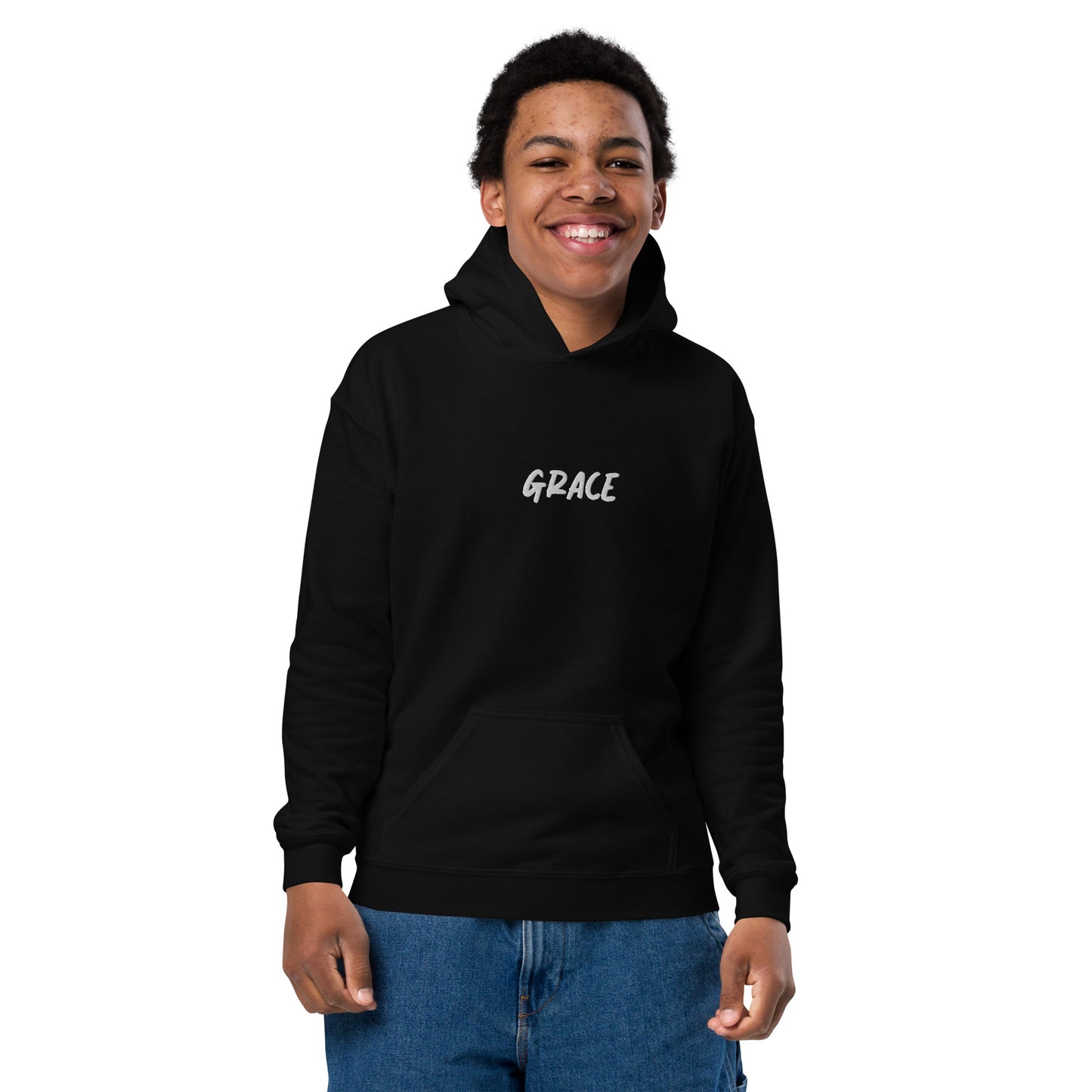 Youth GRACE Heavy Blend Hoodie - Comfort and Durability for Active Kids - Quall Co