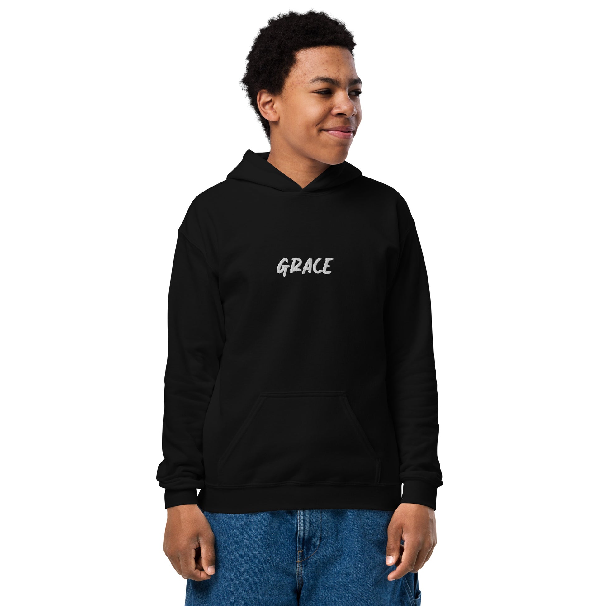 Youth GRACE Heavy Blend Hoodie - Comfort and Durability for Active Kids - Quall Co