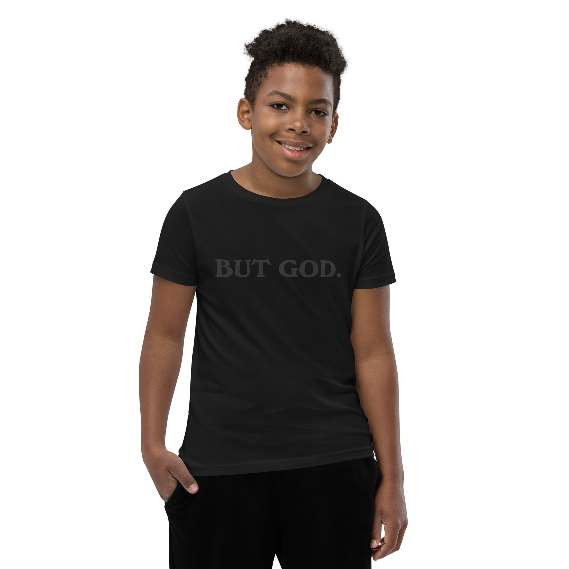 "But God" Youth T-Shirt – Faith Meets Style - Quall Co