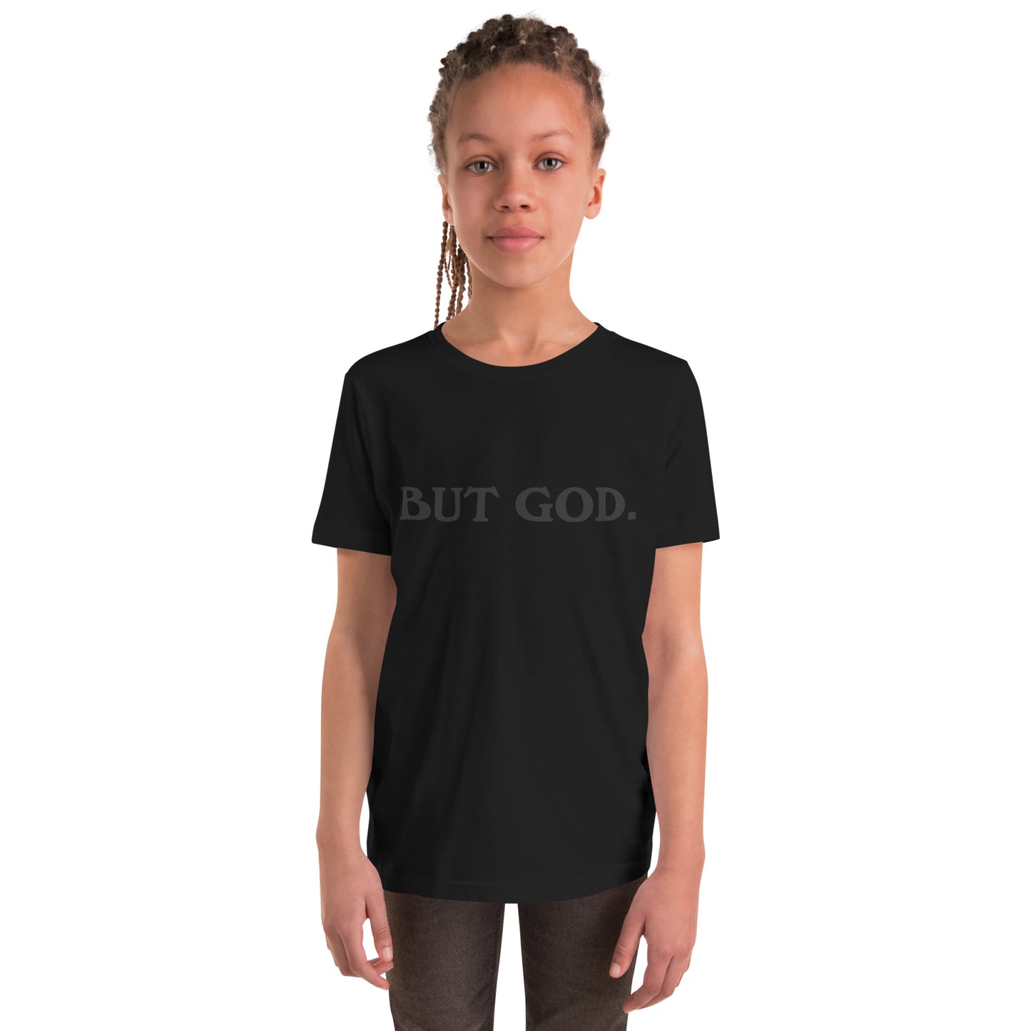 "But God" Youth T-Shirt – Faith Meets Style - Quall Co