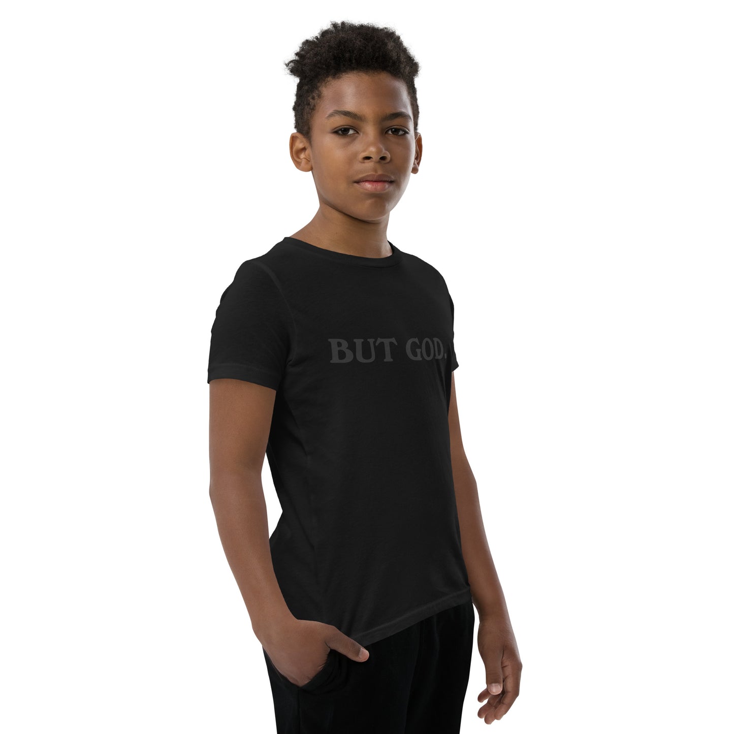 "But God" Youth T-Shirt – Faith Meets Style - Quall Co